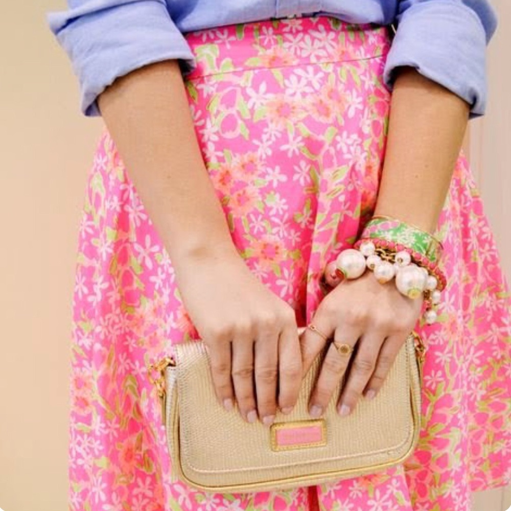 Lilly Pulitzer Meadow Circle Skirt Size 2